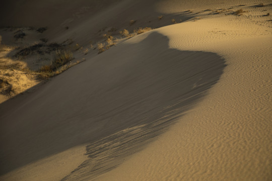 沙漠戈壁滩水土流失荒漠化贫瘠