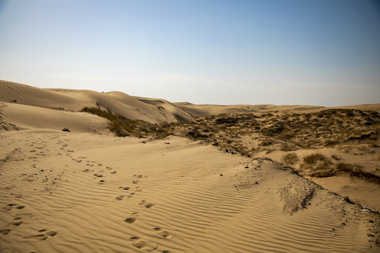 沙漠戈壁滩水土流失荒漠化