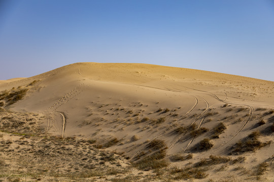 沙漠戈壁滩荒漠化水土流失