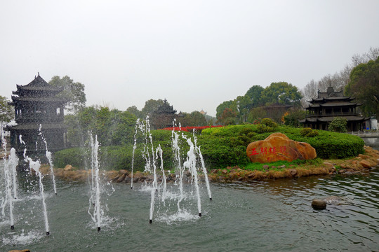 岳阳楼五朝观楼