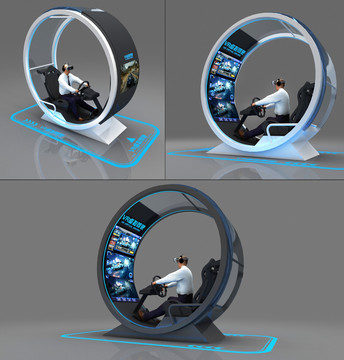 VR虚拟汽车驾驶体验3D模型
