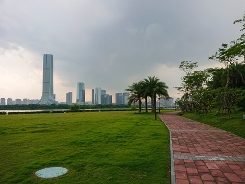 厦门市杏林湾CBD风景