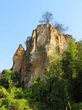 温州绣山公园梦笔峰