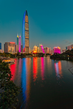 深圳京基100大厦夜景