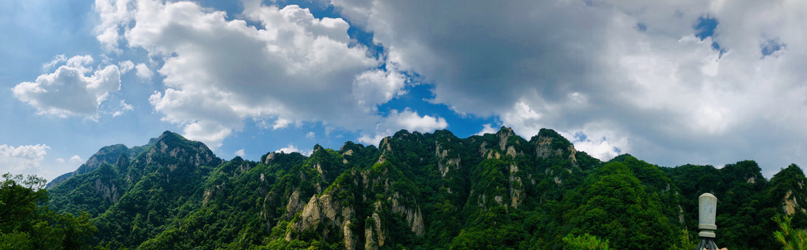 王顺山国家森林公园观景台全景