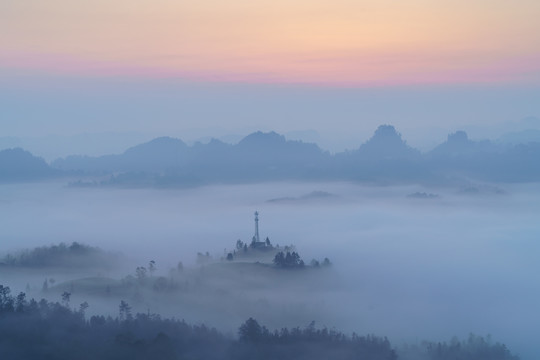 骑龙坳云海日出