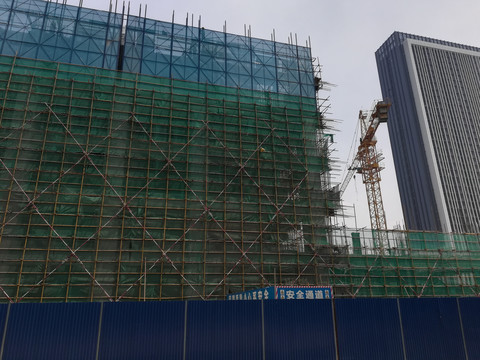 建设中的楼房