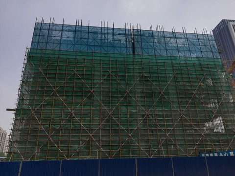 建设中的楼房