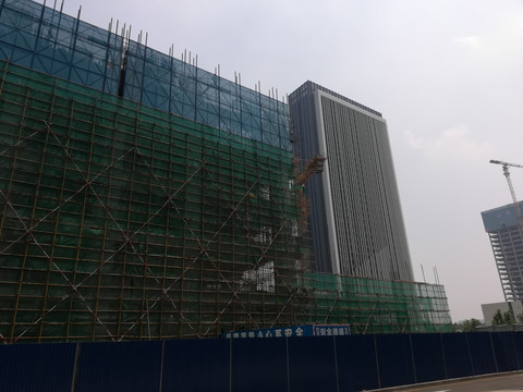 建设中的楼房