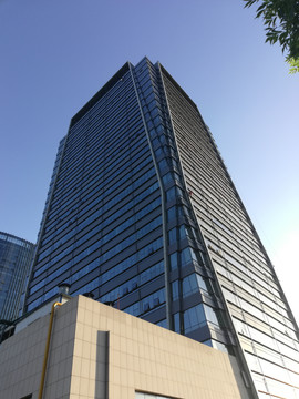 蓝天下的城市