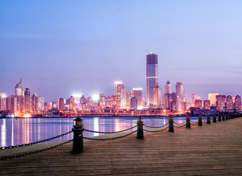 海滨都市夜景