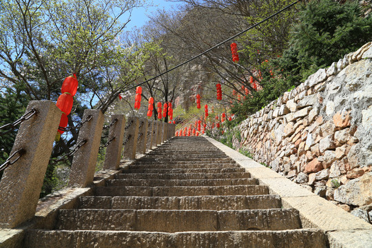 北岳恒山景区台阶