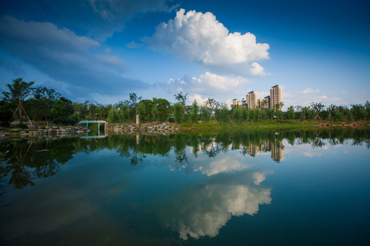 萍水湖湿地公园