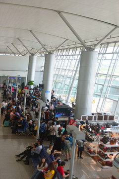 越南胡志明市新山一机场候机厅