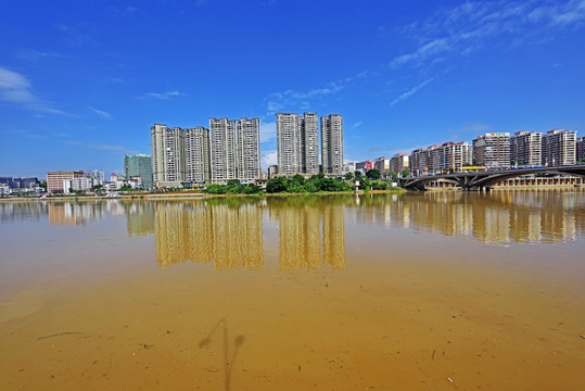 龙川东江河