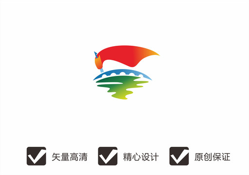 党建水乡古镇LOGO