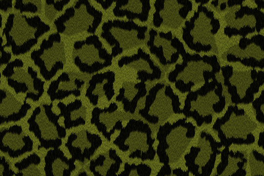 绿色豹纹