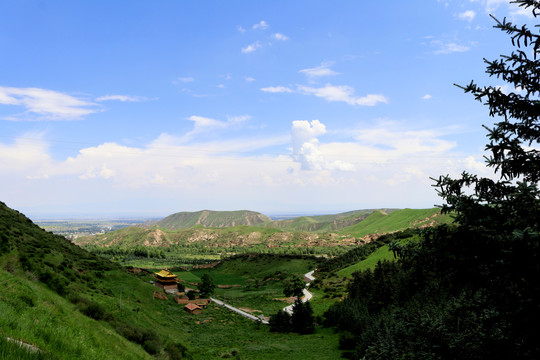 马蹄寺风景