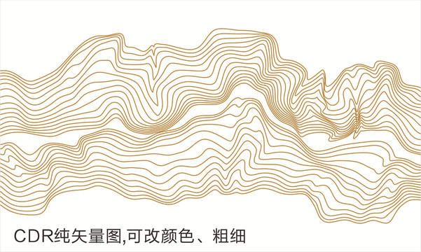 线条山