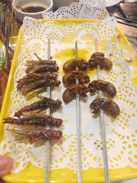 烤虫子