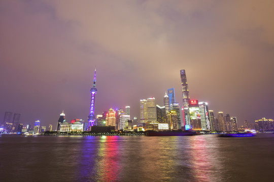 上海外滩建筑夜景