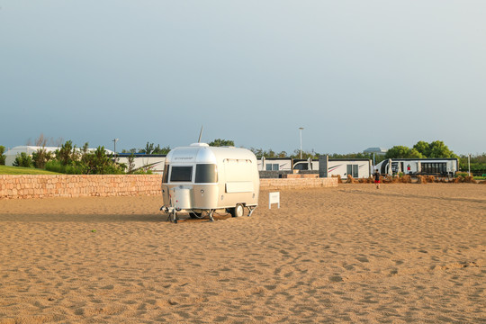 阿那亚海滩售货车