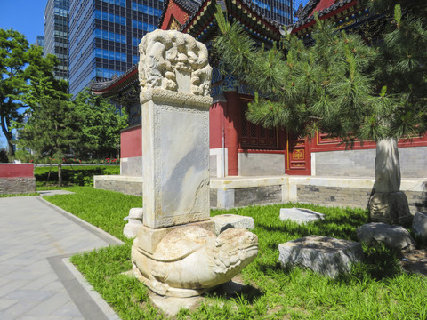北京都城隍庙龟驼碑石