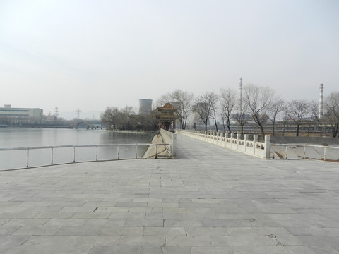 北京首钢群名湖风景