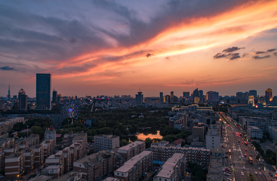 长春夜景