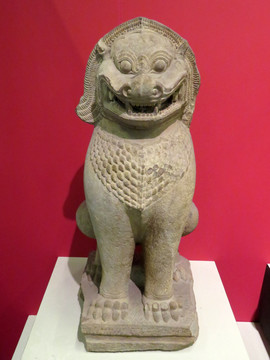 吴哥时期石狮