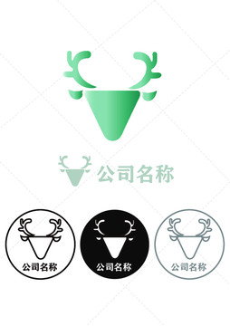 鹿头Logo