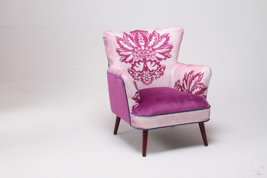粉紫花老虎椅