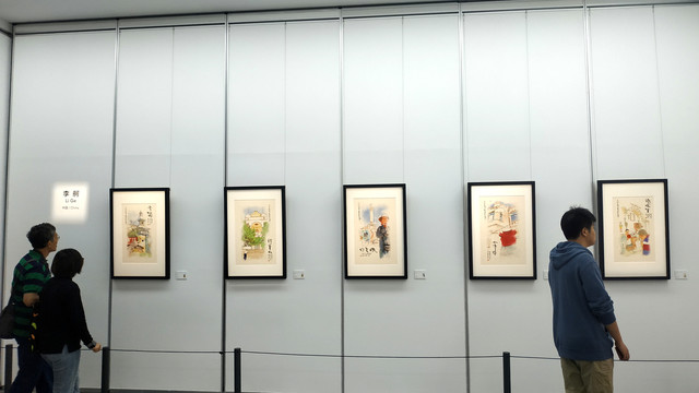 展厅的画