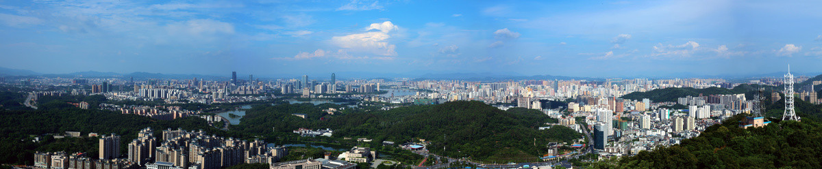 高清惠州惠城鹅城360度全景