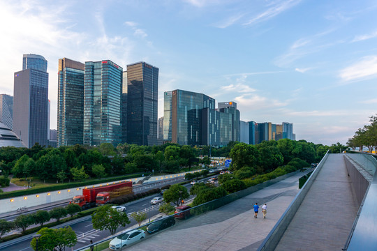 高清房地产背景