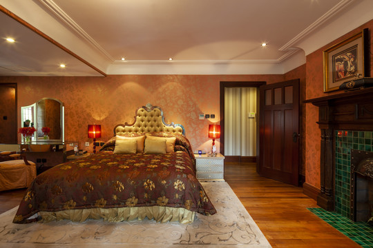欧式古典奢华卧室温馨软装设计