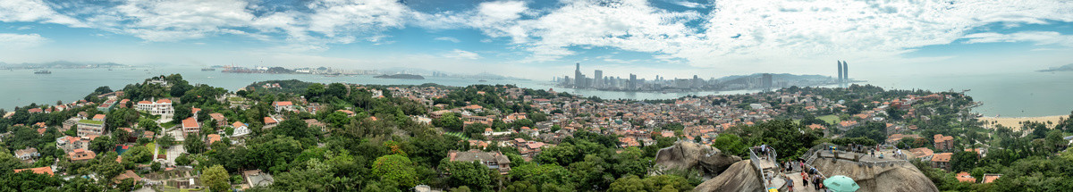 厦门鼓浪屿宽幅全景图