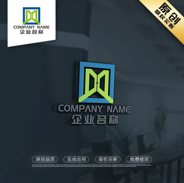 M字母LOGO设计