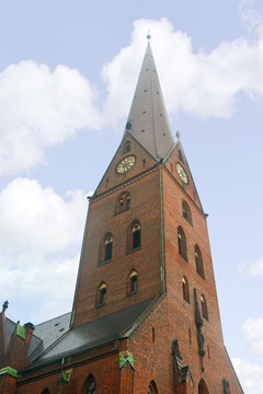 德国汉堡市的圣彼得里大教堂