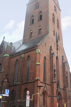 德国汉堡市的圣彼得里大教堂