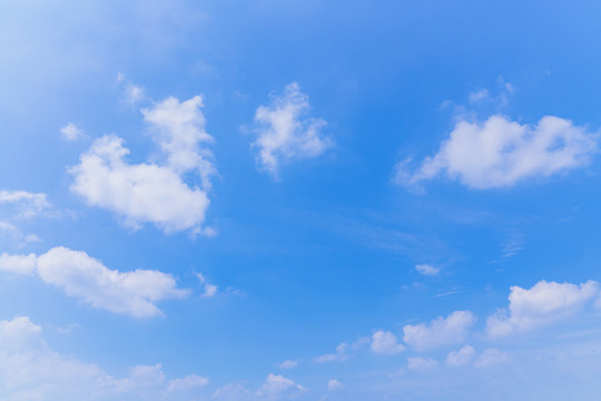 天空蓝天白云