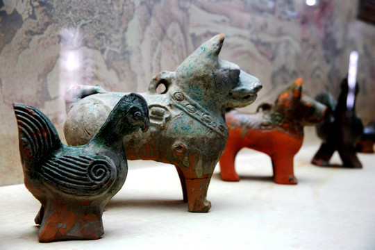 亳州博物馆陶土动物