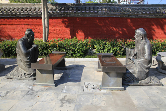 亳州道德中宫人物雕塑