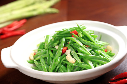 砂锅四季豆