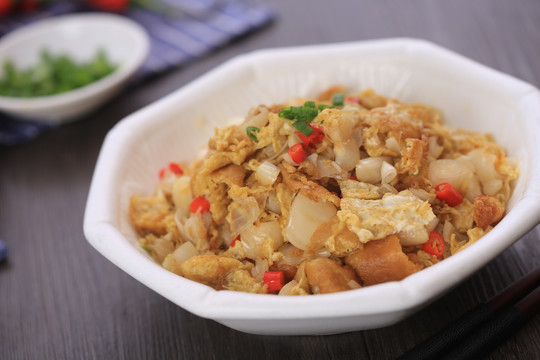 蕌头炒土鸡蛋