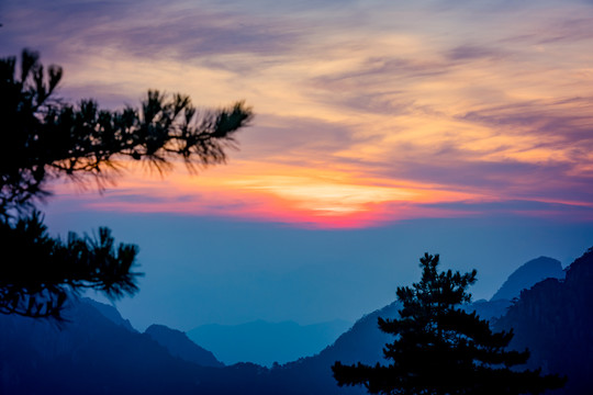 黄山日出