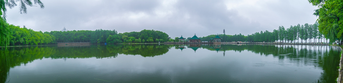 湖北武汉东湖风景区夏日风光