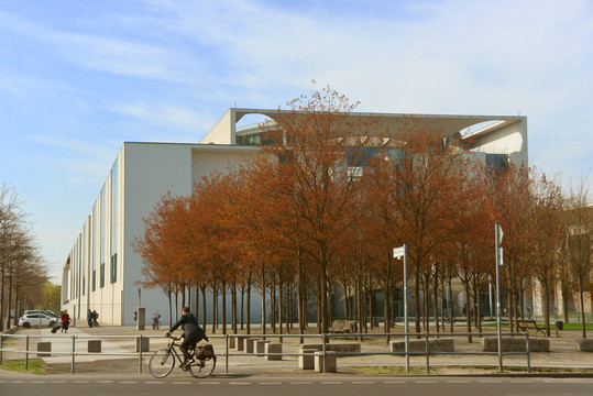 德国柏林的联邦总府建筑外景