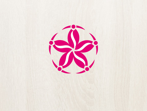 logo标志商标字体设计樱花