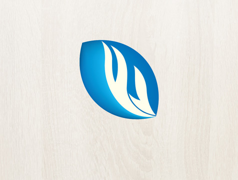 logo标志商标字体设计羽毛